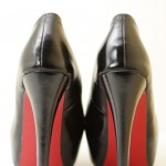 Shiny black leather Yaya high heels from bedroom #8